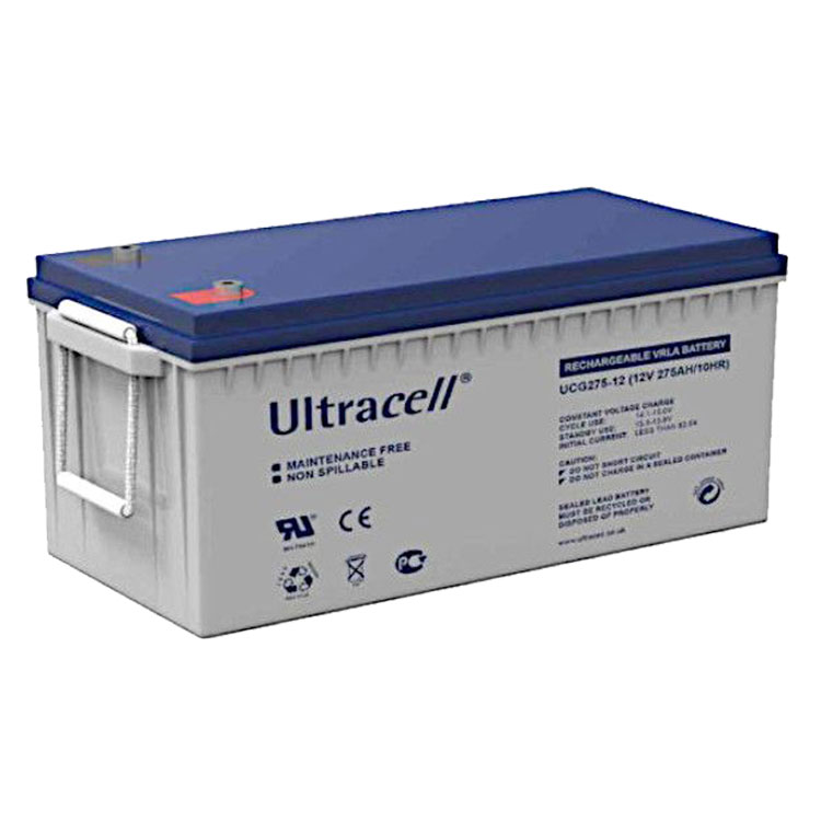 Batería de plomo GEL Ultracell UCG275-12 3,3 kWh 275 Ah 12 V — foto 2 de 2