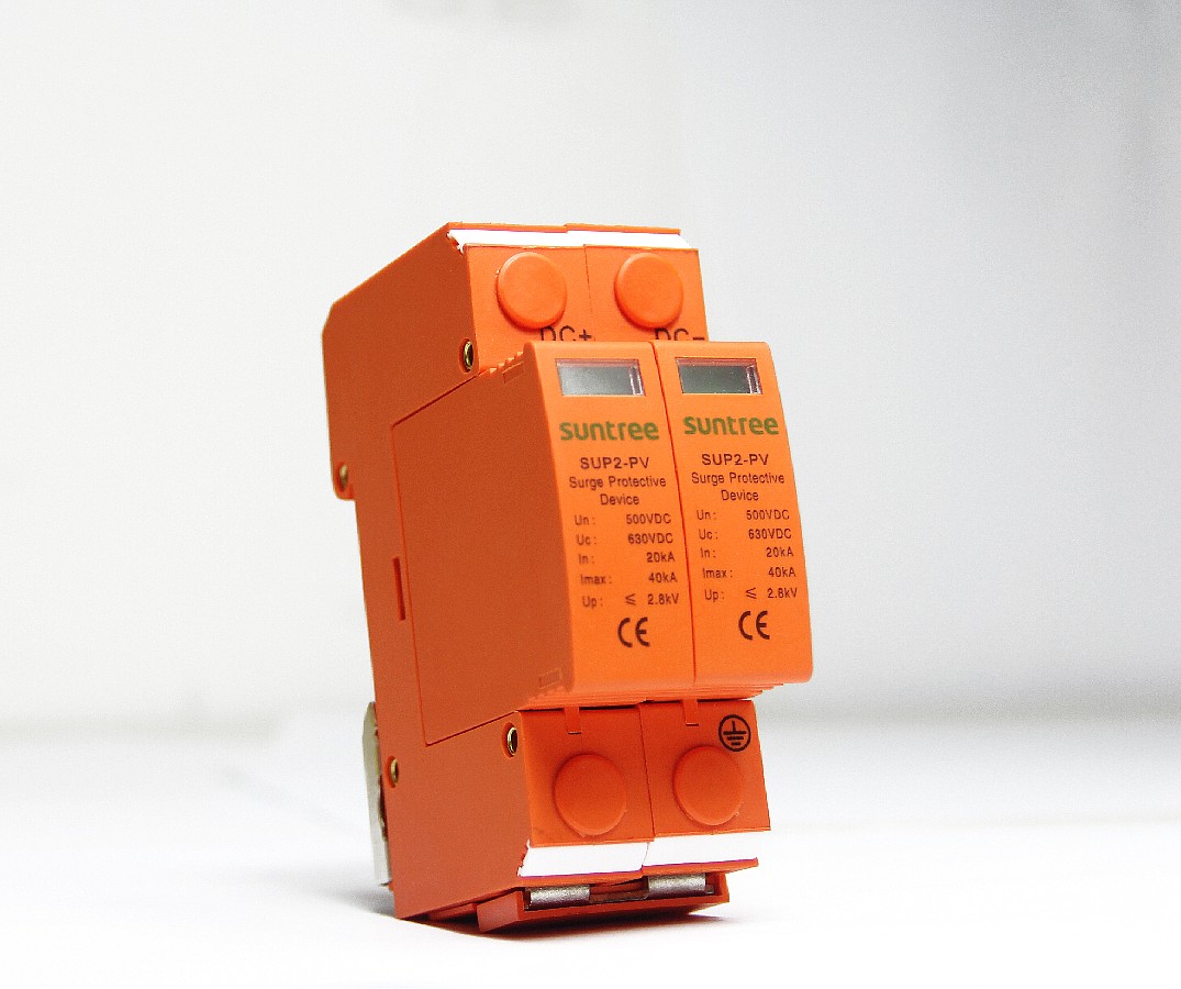 Descargador de sobretensiones CC Tipo II Suntree SUP2-PV 40 kA 500 V — foto 2 de 2