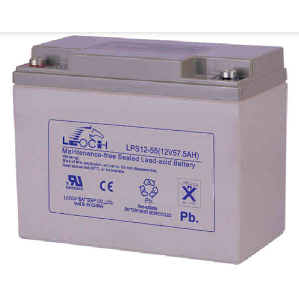 Batería de plomo AGM Leoch LPS12-55 0,66 kWh 55 Ah 12 V