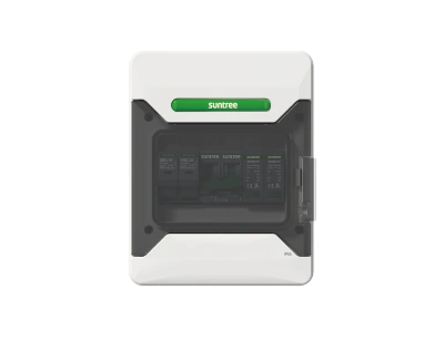 Caja combinadora 1 entrada 1 salida Suntree SHLX-PV1/1 IP65 32 A 1.000 V