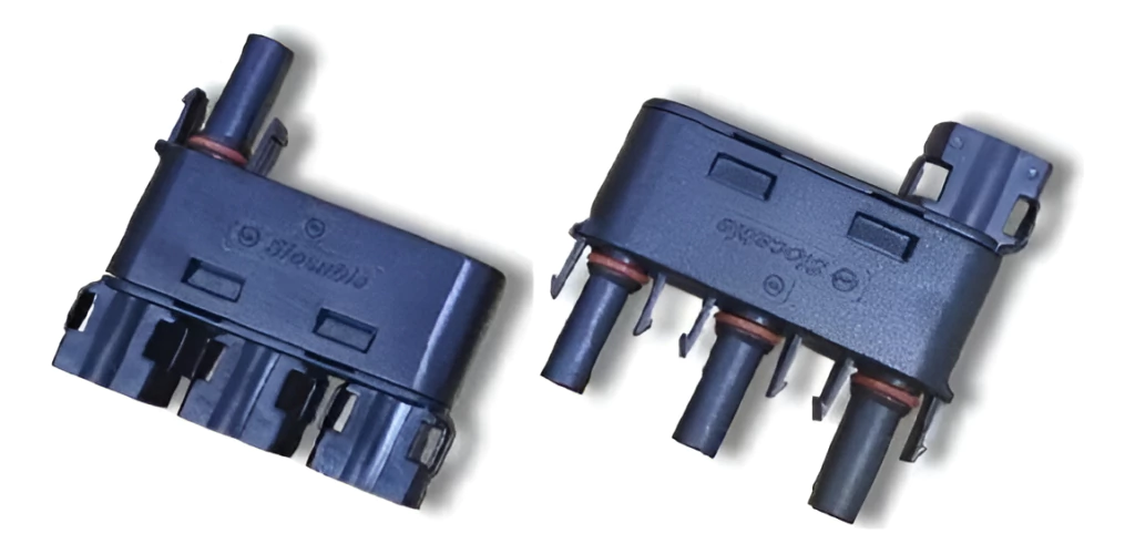 Par de conectores MC4 branch Slocable BC50 3 entradas 1 salida 1 pares
