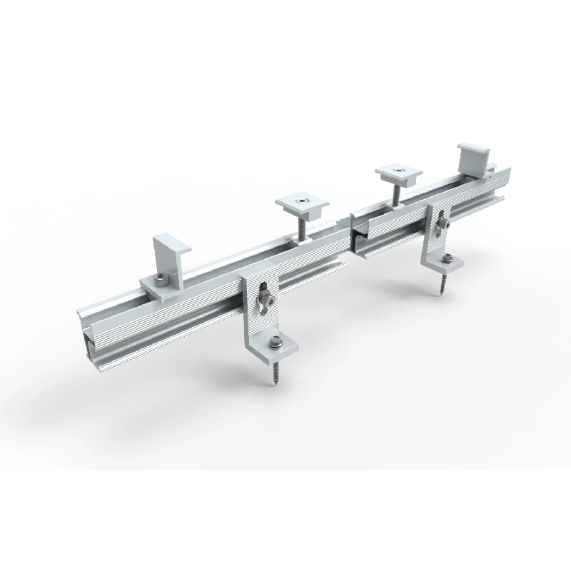 Estructura coplanar Chiko Solar perfiles 4,8 m para 4 paneles