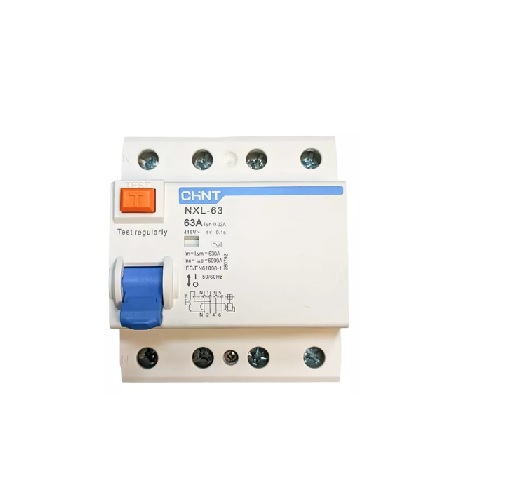 Interruptor diferencial tetrapolar Chint NXL 300 mA clase A 6 kA 63 A